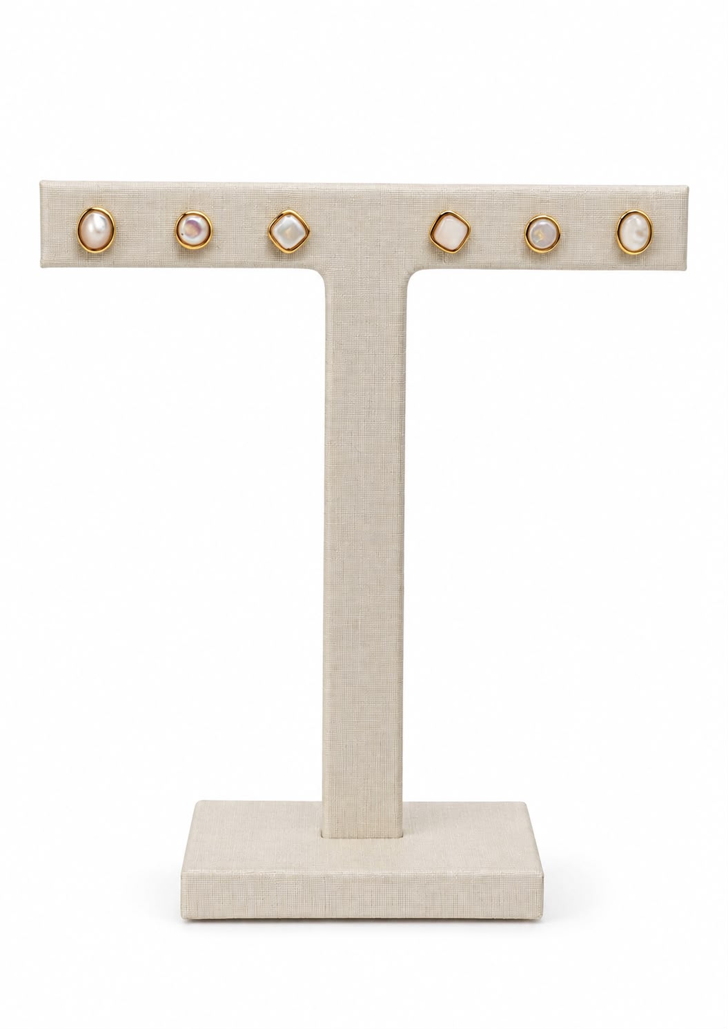 Kit de brincos dourado pequeno madre gold petit madreperola