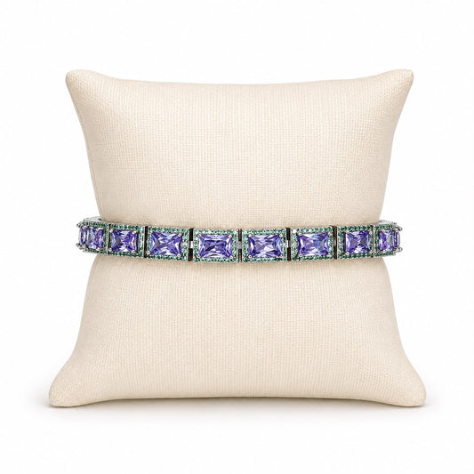 Pulseira cristal PRATA 925