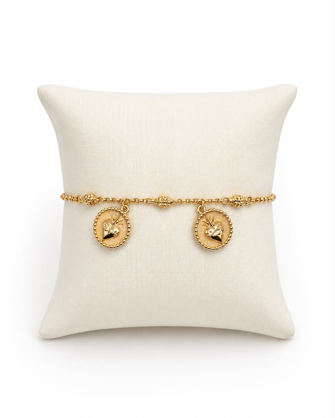 Pulseira amor sagrado=espuminhas Insp. Carla Amorim ouro amarelo