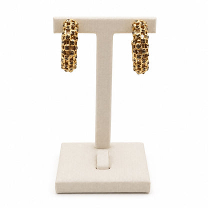Argola familia adega dourado black G