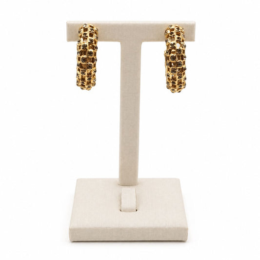 Argola familia adega dourado black G
