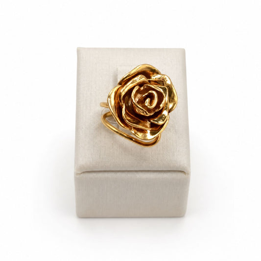 Anel familia fiore dourado