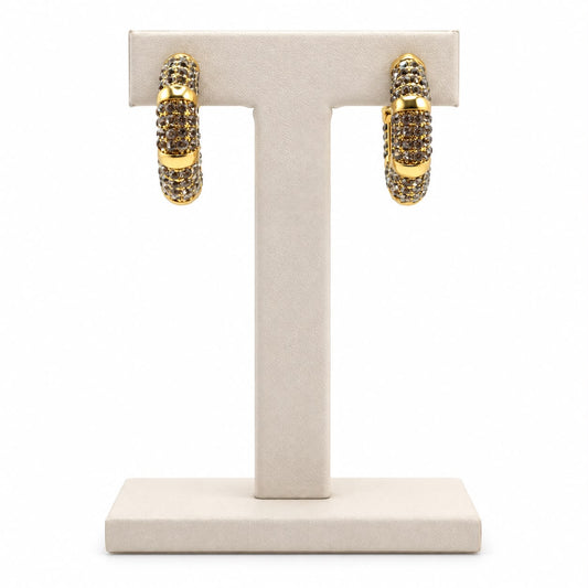 Argola - 056 Ouro Black Medio - Iluminar