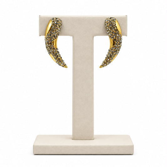 Brinco - 007 Ouro Vintage Grande - Felina