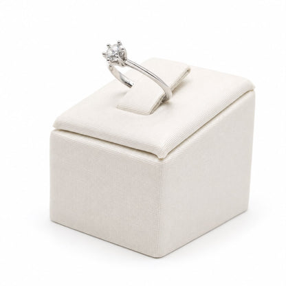 Anel solitario 5mm glam Moissanite+Prata 925 TAM14